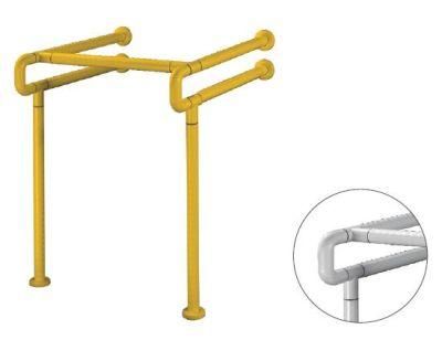 Bathroom Accessories Antibacterial Nylon ABS Stainless Steel Safety Handrail Grab Bar for Barrier Free Toilet