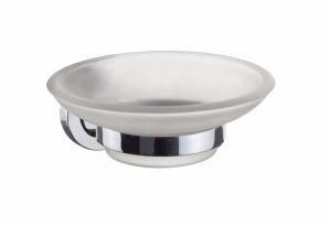 Zinc Alloy Wall Mounted Chrome Round Soap Dish