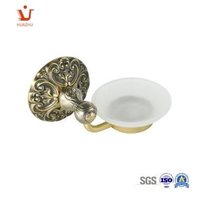 Zamak Wall Mount Soap Dish in Antique Brass Finish