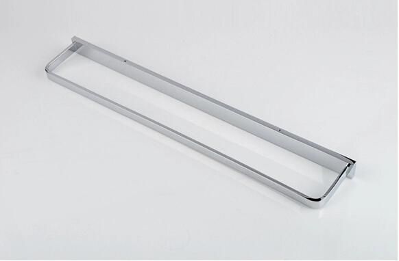 New Design Bathroom Accessories Solid Brass Polished Chrome Single Towel Bar Single Towel Rail Bathroom Towel Holder