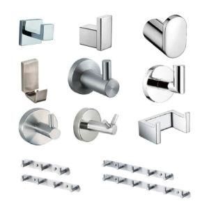 Wall Mounted Bathroom Clothes Coat Towel Robe Hooks Stainless Steel 304