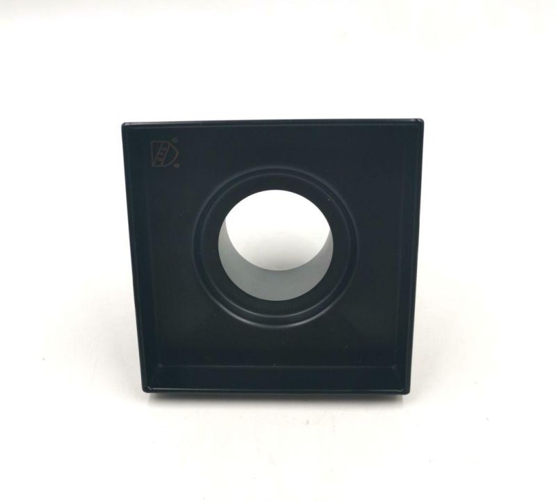 Brass Square Shower Drain with Elegant Matte Black Color