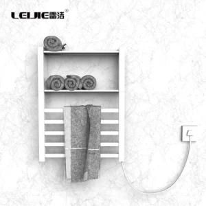 New Bathroom Wall Mounted 5 Heating Tubes Electric Heated Towel Rack