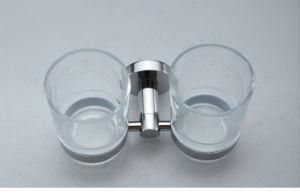 High Quality Wall Mounted Chrome Bathroom Accessories Tumbler Holder Bathroom Cup Holder