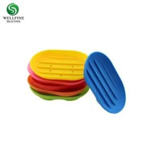 New Design Soft Silicone Soap Holder for Bathroom