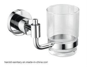 Polished Chrome Brass Glass Tumbler Holder