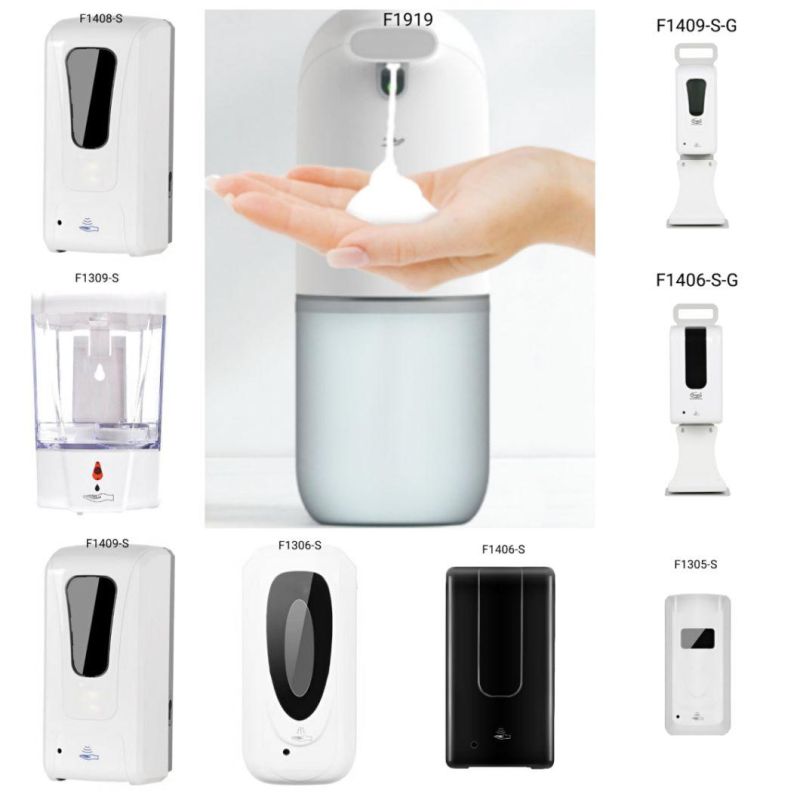 Wall Mounted 700/1000/1200ml Auto Sensing Hand Dispenser with DC Adapter