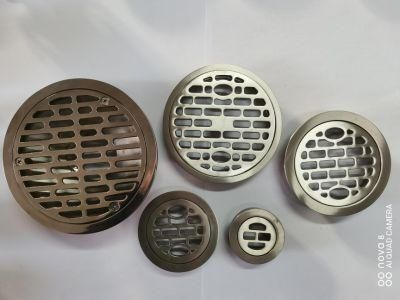 Morden Stainless Steel Bath Accessories Set Shower Floor Drain