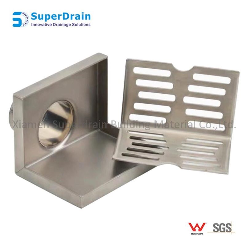 China Factory Anti Cockroach Trap Decorative Stainless Steel 304 316 Floor Drains Grate