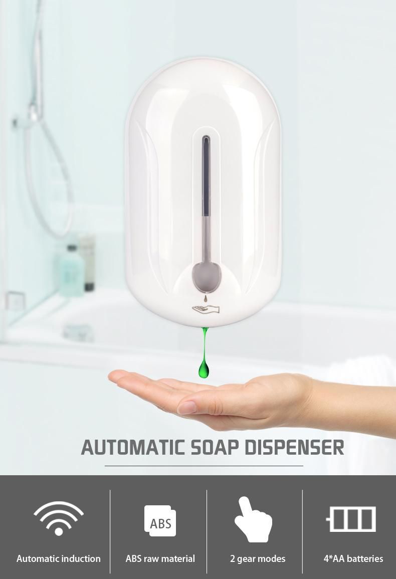 Saige 1100ml Bathroom Automatic Soap Dispenser Wall Mounted