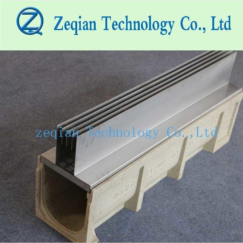 Galvanized Steel or Ss Slotting Polymer Trench Drain for Floor Drain