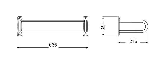 OEM Towel Rack 304 Stainless Steel Bathroom Towel Rack Bathroom Accessories