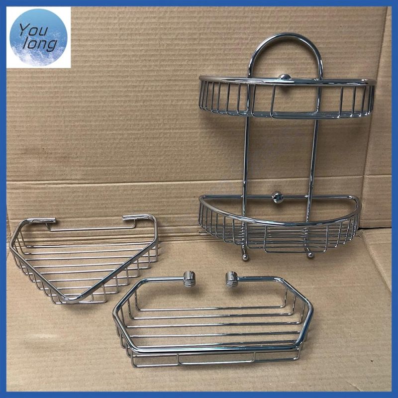 Metal Towel Rack Set for Stainless Steel 6PCS Bathroom Accessories Hardware