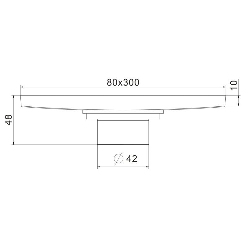 Stainless Steel Linear Shower Drain