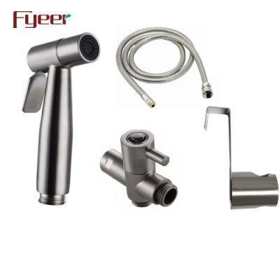 Fyeer Stainless Steel Handheld Bidet Spray Set