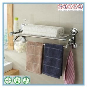 Wall Mounted Bathroom Towel Bar Set with Heavy Duty Suction Cup