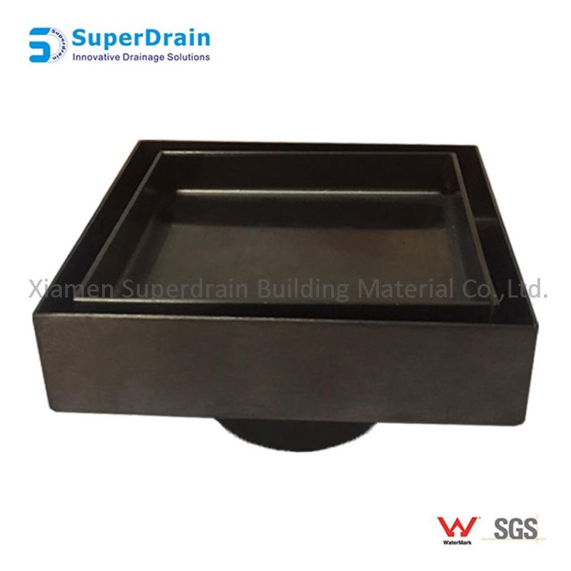 Stainless Steel Shower Square Panel Floor Drain Shower Floor Drain Cover