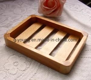 Bathroom Wood Soap Dish and Holder Rack