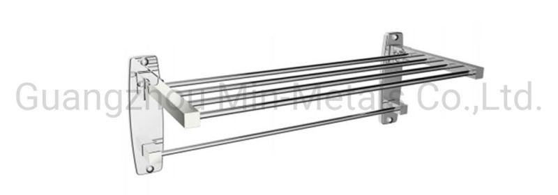 Stainless Steel Double Foldaway Square Roll Towel Rack Mx-Tr08-109A
