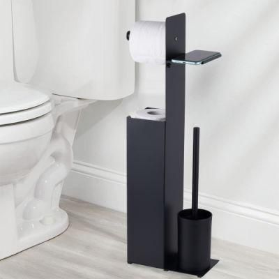 Customization Durable Type Iron Bathroom Brush Toilet Paper Holder