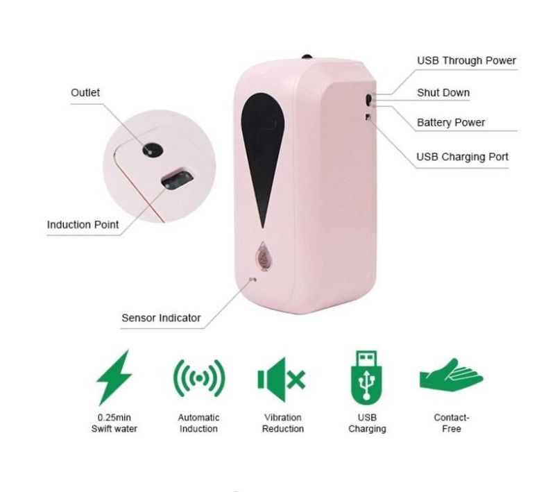 1200ml Touchless Automatic Infrared Sensor Spray Soap Dispenser