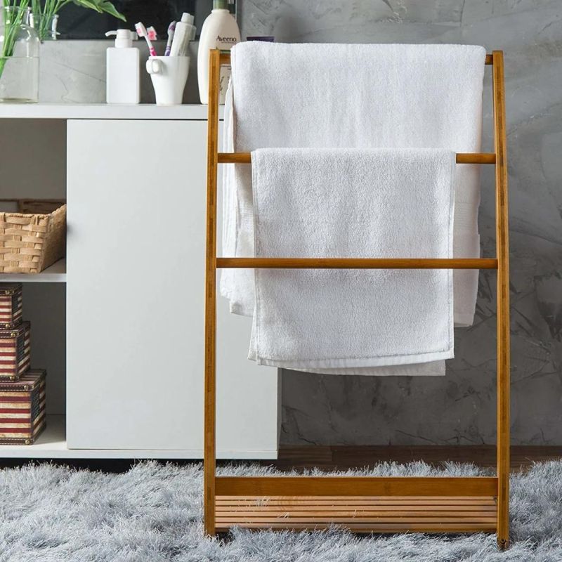 Bamboo Bathroom Tower Holder