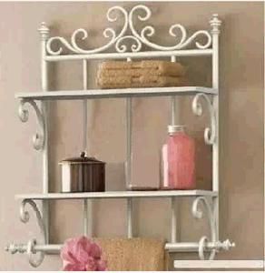 2 Tires Metal Napkin Holder Rack