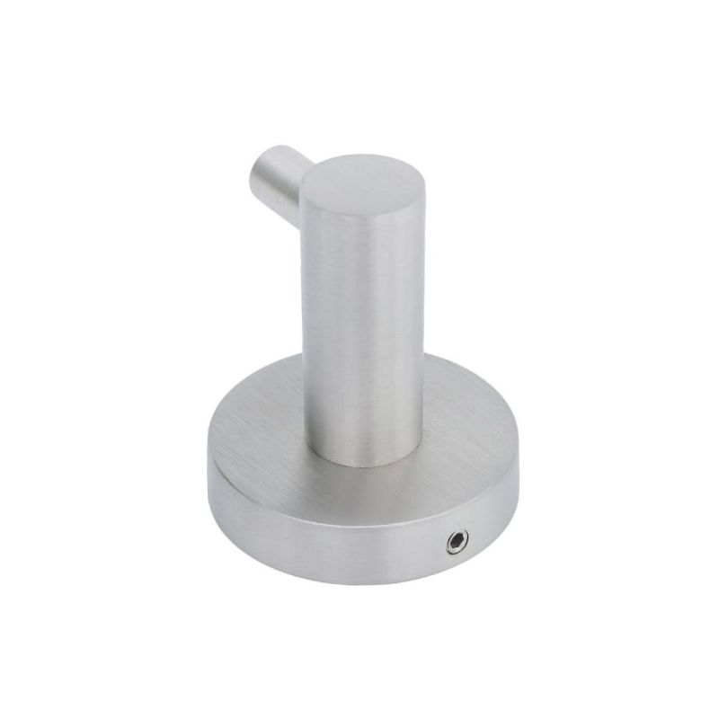 Stainless Steel 304 Big Round Base Single Robe Hook (06-1206)