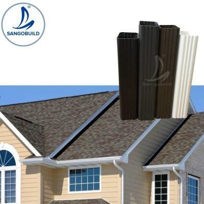 5.2inch 7inch PVC Rain Gutter Roof Drain PVC Gutter Price United Arab Emirates