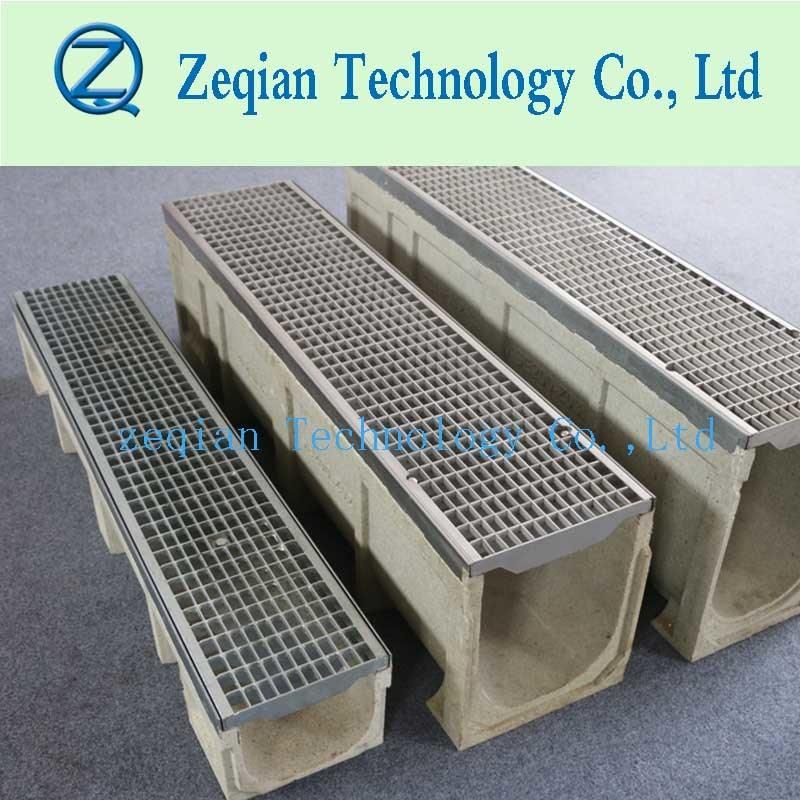 Trench Drain with C250 Class Steel Grating Cover