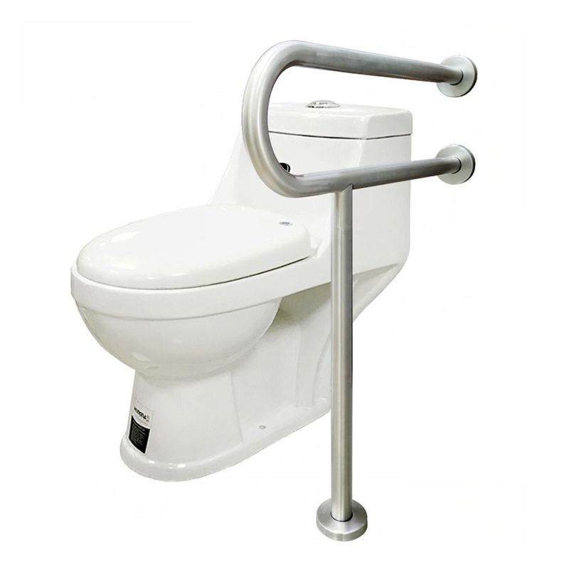 304 Stainless Steel V-Shaped Bathroom Safety Grab Bar Handle Washroom Handrail for Elderly