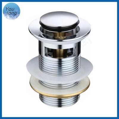 Brass Small Cap Siphon Waste Basin Pop up Drain