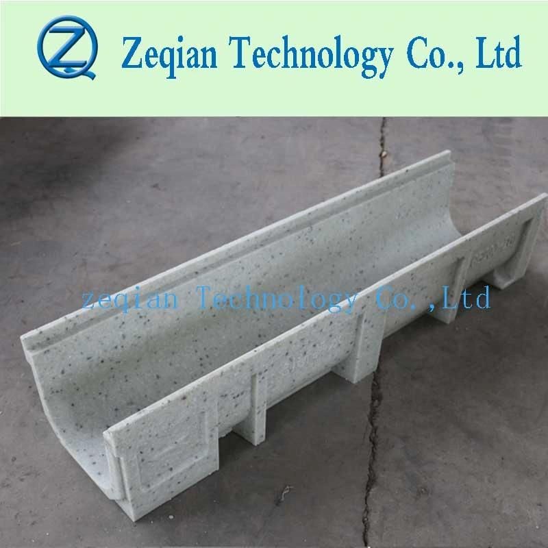 Polymer Edge Drain Trench Channel