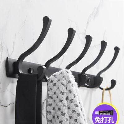 Stainless Steel Space Aluminum Dressing Room Wall Hanger Clothes Rack