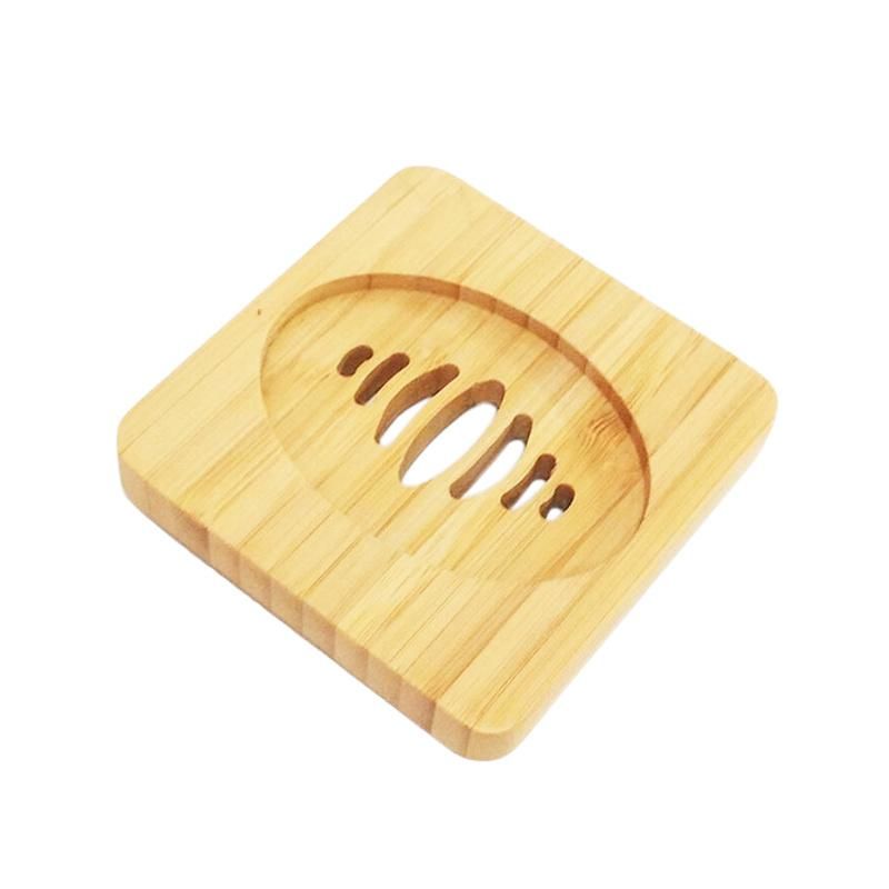 Factory Washroom Bathroom Hotel Bamboo Oil Soap Holder Tray Dish