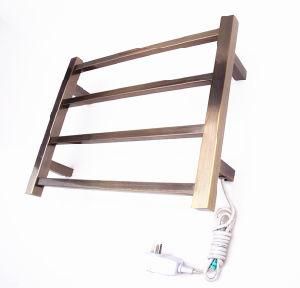 PVD Vacuum Plating Bronze Wall Mounted Heated Towel Rack