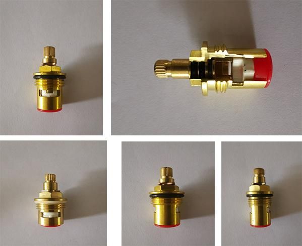 Brass Valve Bathroom Faucet Cartridge for Valve Parts and Faucet