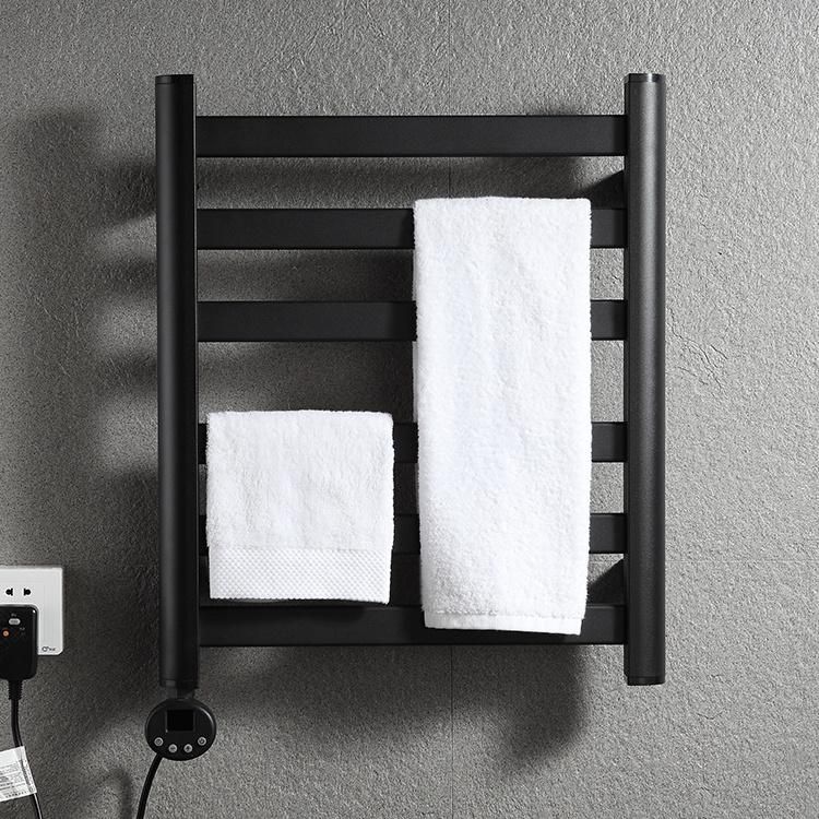Kaiiy Aluminum Heating Towel Warmer Bathroom Wall Mounted Electric Radiator Tower Rack for Bathroom Use