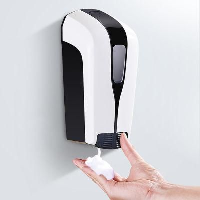 ABS Wall Type Hotel Bathroom 0.5L Plastic Bottle Soap Dispenser with 500ml Capacity