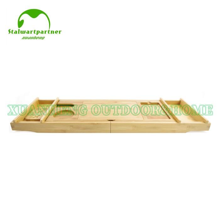 Different Style Bamboo Bath Caddy for Home and Hotel