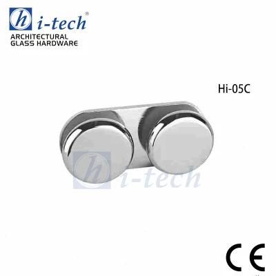 Hi-05c 180 Degree High Quality Glass Clip for Shower Room Glass Contennector