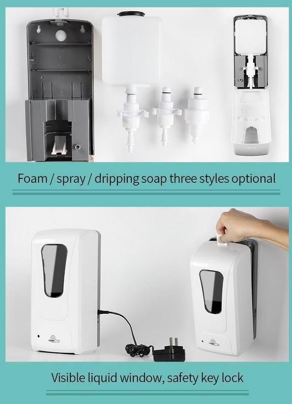 Foam Style Wall Mount Automatic Infred Sensor Automatic Soap Dispenser