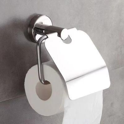 Saige New Wall Mount Black Toilet Paper Holder Waterproof Steel Toilet Paper Holder