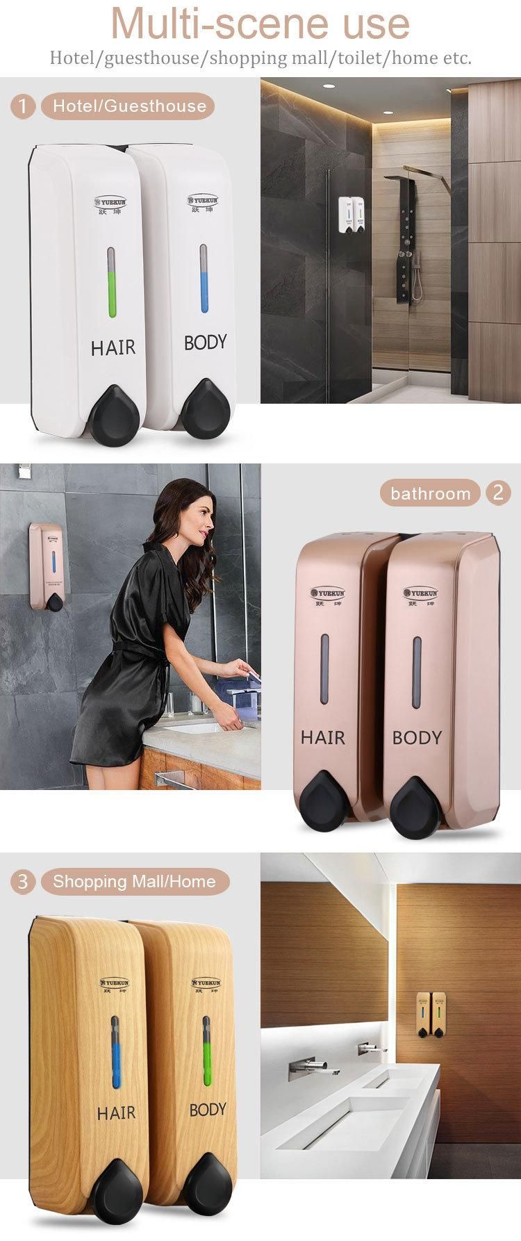 Double Liquid Lockable Lotion Soap Dispenser