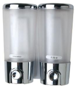 Excellent Quality 400ml*2 Chrome Plastic Soap Dispenser