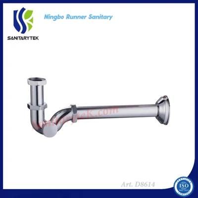 Bidet P Trap Siphon Without Waste with Steel Rosette (D8614)