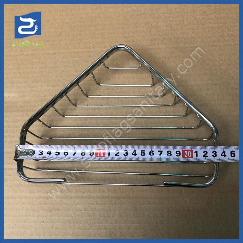 High Quality Bath Wall Triangle Shower Corner Stainless Steel 304 Bathroom Basket