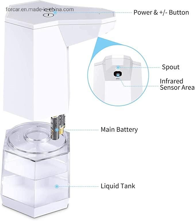 Portable Hands Free Touchless Hand Sanitizer Hotel Electronic Infrared Sensor Liquid Automatic Soap Dispenser