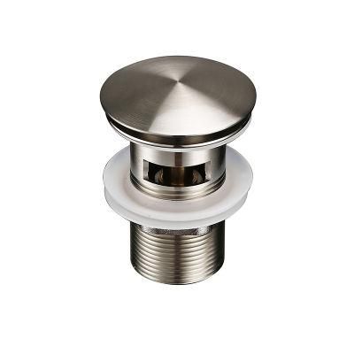High Quality Strainer Valve Washroom Basin Stainless Steel Strainer with Overflow