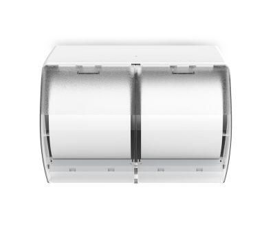 OEM ABS Plastic Toilet Double Roll Paper Tissue Dispenser